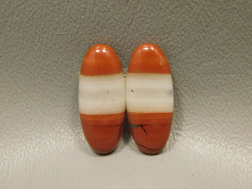 Red Jasper Matched Pair Cabochons #11