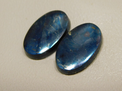 Covellite Matched Pair Cabochons #16
