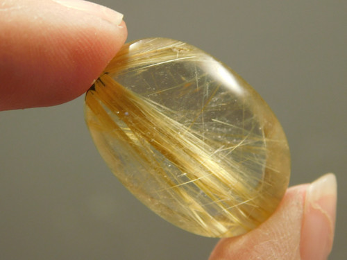 Rutilated Quartz Cabochon #6