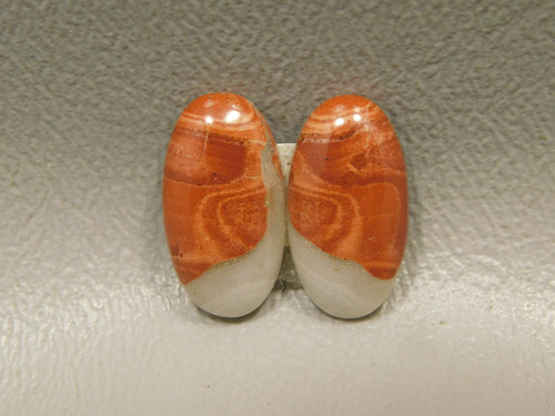 Red Jasper Matched Pair Cabochons #17