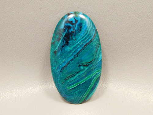 Chrysocolla-Malachite Cabochon #17