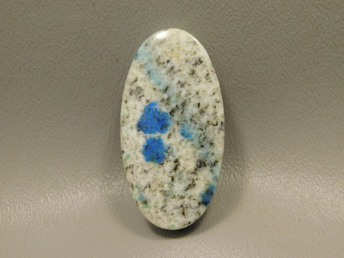 K2 Azurite Granite Stone Bead Pendant #8