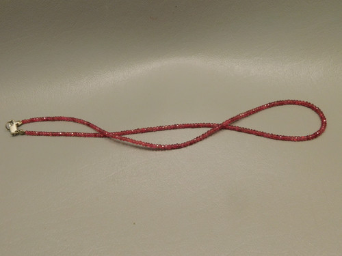 Red Spinel Beads Necklace Drilled Gemstone Beads Strand