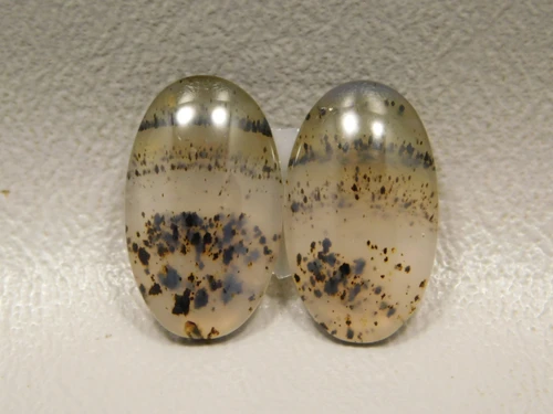 Montana Agate Matched Pair Cabochons #6