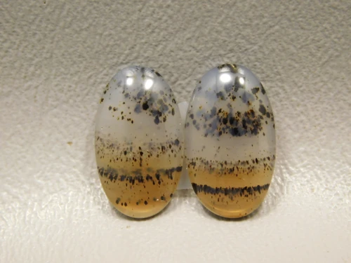 Montana Agate Matched Pair Cabochons #6
