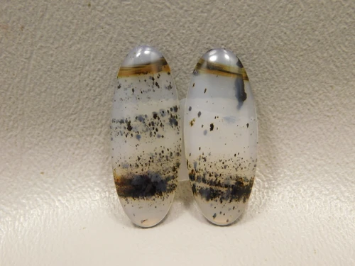 Montana Agate Matched Pair Cabochons #15