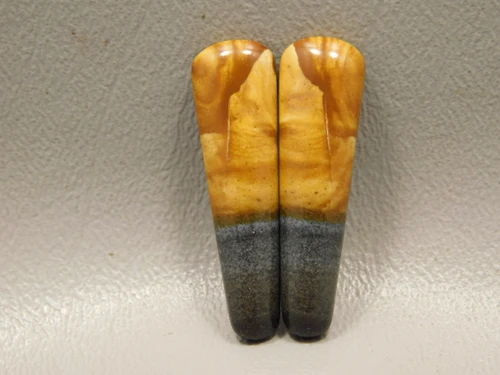 Starry Night Picture Jasper Matched Pair Cabochons #15