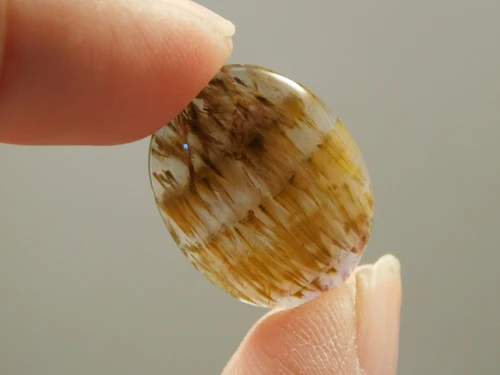 Cacoxenite Amethyst Cabochon #15