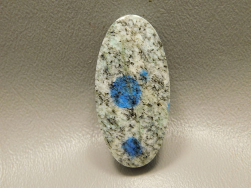 K2 Azurite Granite Stone Bead Pendant #11