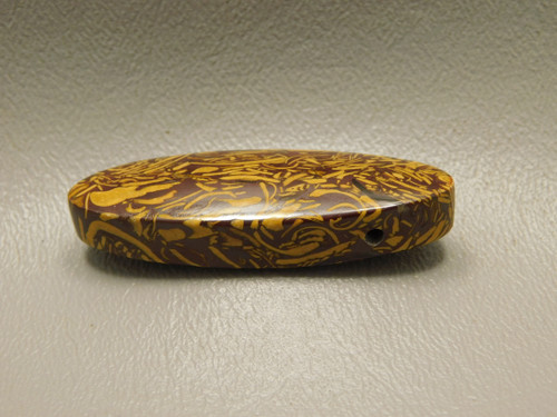Coquina Jasper (Script Stone) Bead Pendant #6