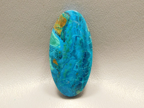 Chrysocolla-Malachite Stone Bead Pendant #11