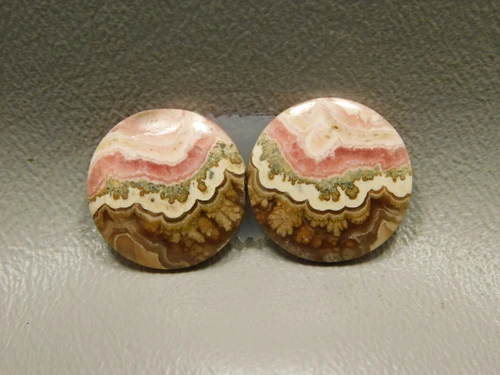 Rhodochrosite Matched Pair Cabochons #13