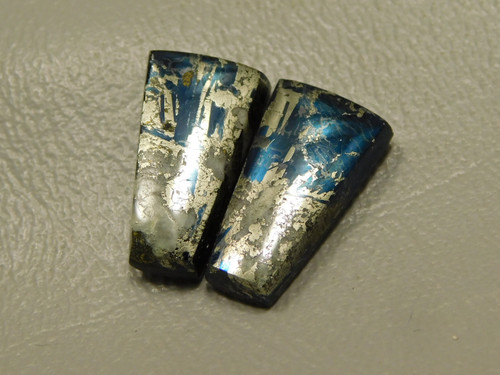 Covellite Matched Pair Cabochons #17