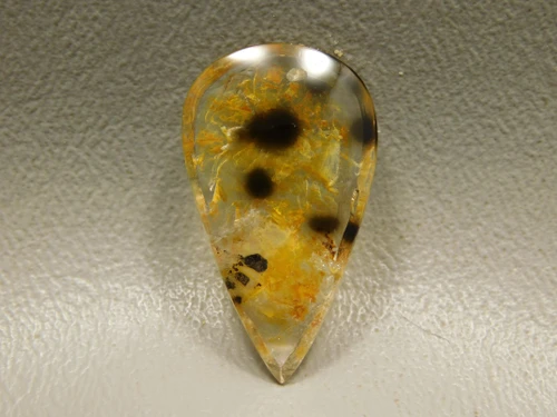 Included Quartz or Spotted Quartz Cabochon #Q32