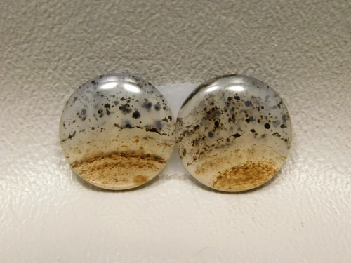 Montana Agate Matched Pair Cabochons #24