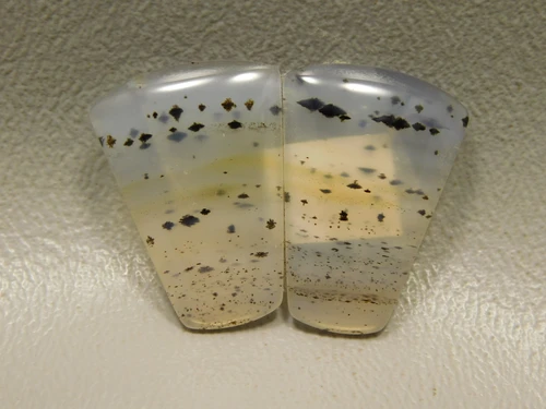 Montana Agate Matched Pair Cabochons #4