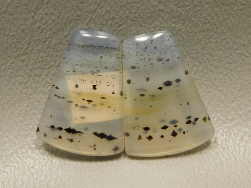 Montana Agate Matched Pair Cabochons #4