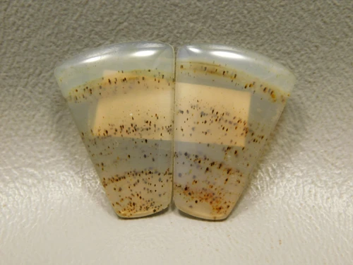 Montana Agate Matched Pair Cabochons #22