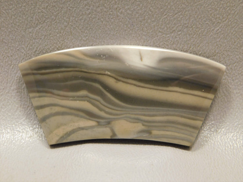 Polish Flint Stone Curved Bar Semi Precious Designer Cabochon #14