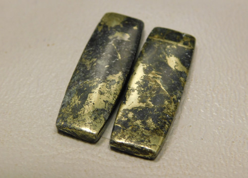 Apache Gold Matched Pair Cabochons Designer Gemstone #13