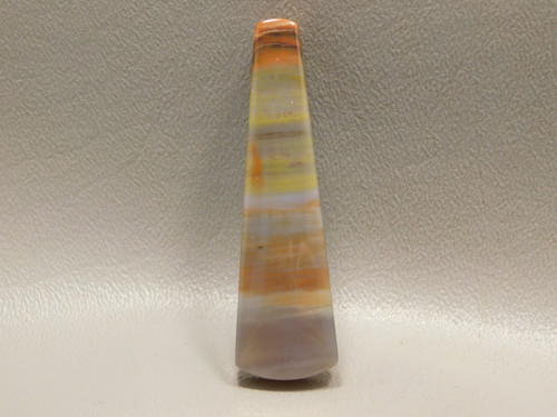Arizona Rainbow Petrified Wood Stone Bead Pendant #1