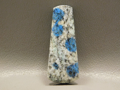 K2 Azurite Granite Stone Bead Pendant #11