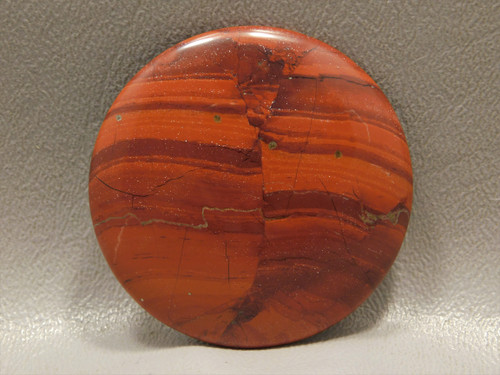Red Jasper 48.5 mm Round Orange Cabochon Stone #12