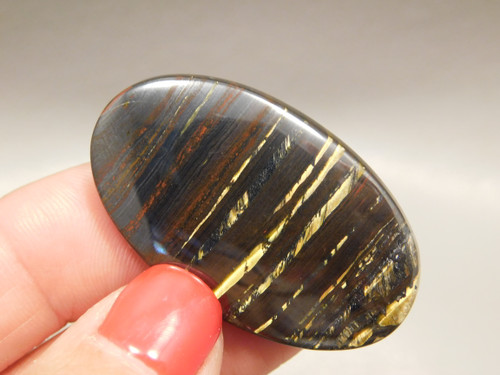 Tiger Iron Semi Precious Gemstone Designer Cabochon #7