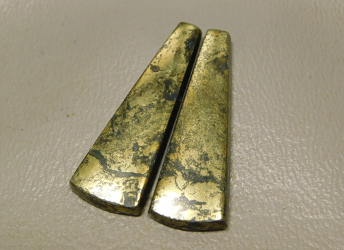 Apache Gold Matched Pair Cabochons Designer Gemstone #11