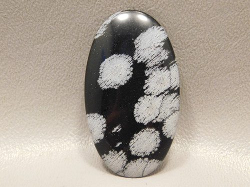Natural Snowflake Obsidian Oval Cabochon High Quality 22x30 30x40 Gemstones 
