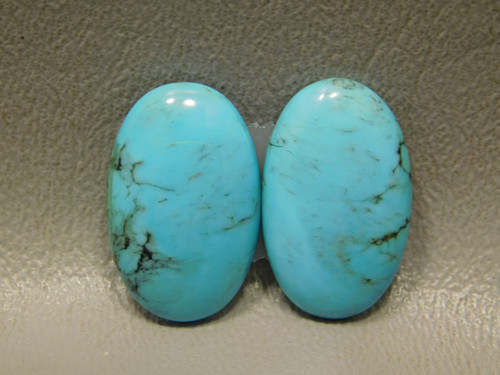 Turquoise Matched Pair Loose Stone Cabochons #8