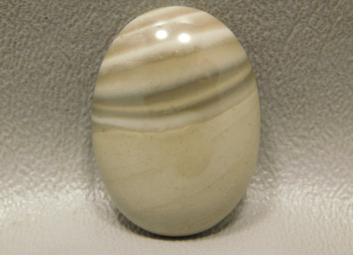 Cabochon Stone Polish Flint 30 mm by 22 mm Gemstone #12