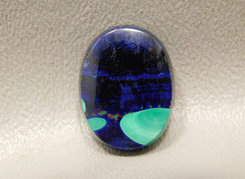 Azurite Malachite Gemstone Blue Green Small Cabochon #23