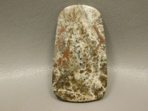 Natural Native Copper in Granite Epidote Cabochon #11