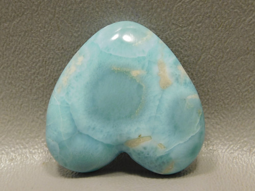 Larimar Heart Shaped Cabochon Loose Stone Wirewrapping Supplies #5