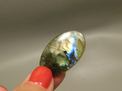 Iridescent Labradorite Semi Precious Gemstone Cabochon #7