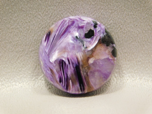 Charoite Cabochon Round Purple Semi Precious Stone #6