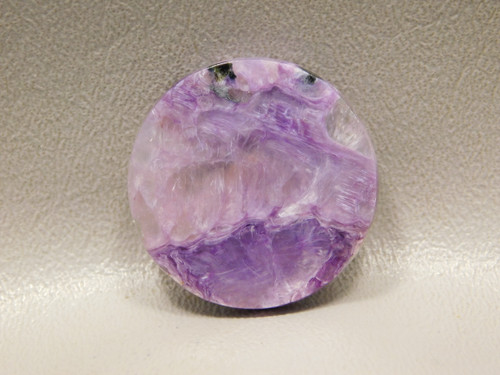 Purple Cabochon Charoite Semi Precious Stone 31 mm Round #8