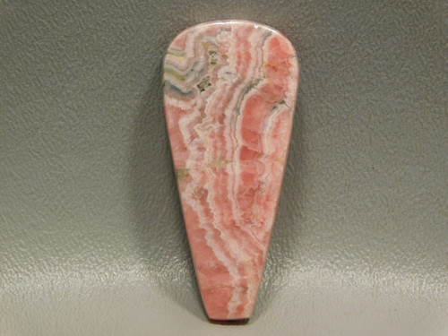 Pink Rhodochrosite Triangle Shaped Stone Cabochon #16