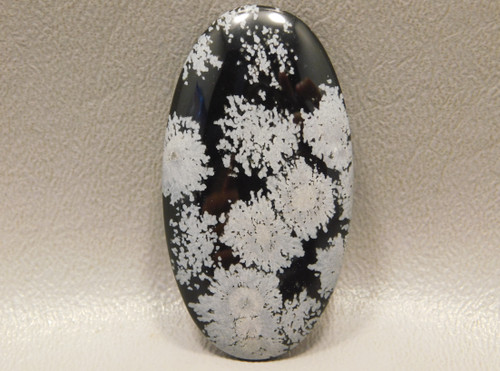 Snowflake Obsidian Cabochon Stone Jewelry Making Supplies #9