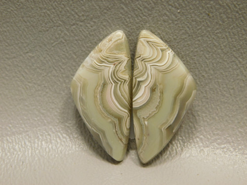 Crazy Lace Agate Matched Pair Cabochons #7