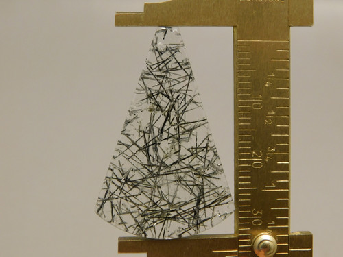 Tourmalined Tourmaline Tourmalinated Quartz Cabochon #5