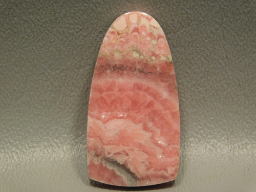Pink Rhodochrosite Tongue shaped Stone Cabochon #14
