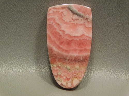 Pink Rhodochrosite Tongue shaped Stone Cabochon #14