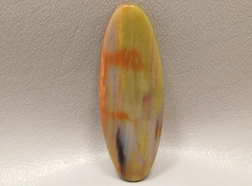 Arizona Petrified Wood Yellow Rainbow Cabochon Gemstone #1