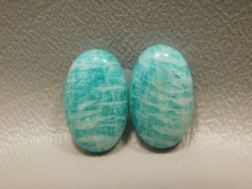 Amazonite Matched Pair Cabochons Matched Pair for Jewelers #2