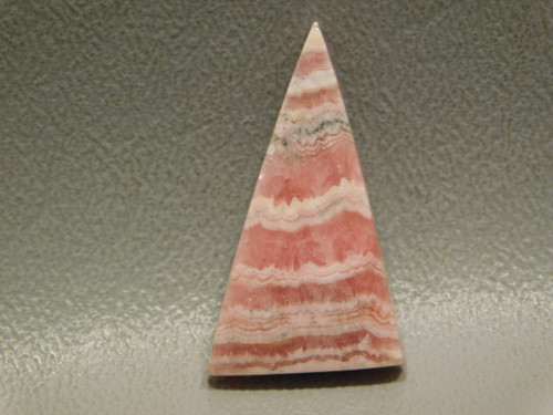 Pink Rhodochrosite Triangle Shaped Stone Cabochon #16