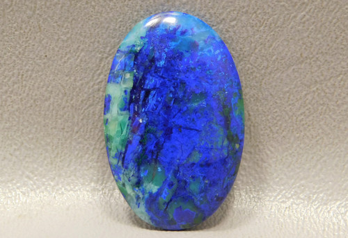 Cabochon Blue Azurite Green Malachite Semiprecious Stone #6