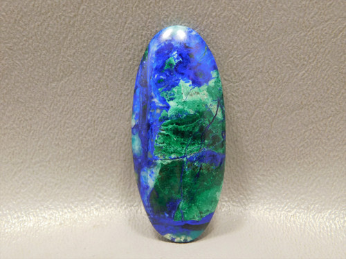 Stone Cabochon Chatoyant Azurite Malachite Thin Oval #12