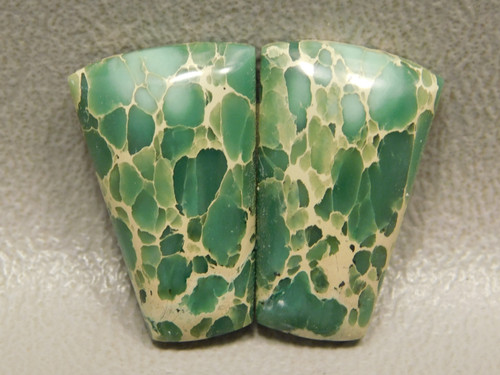 Web Variscite Green Semiprecious Stones for Earrings  #14